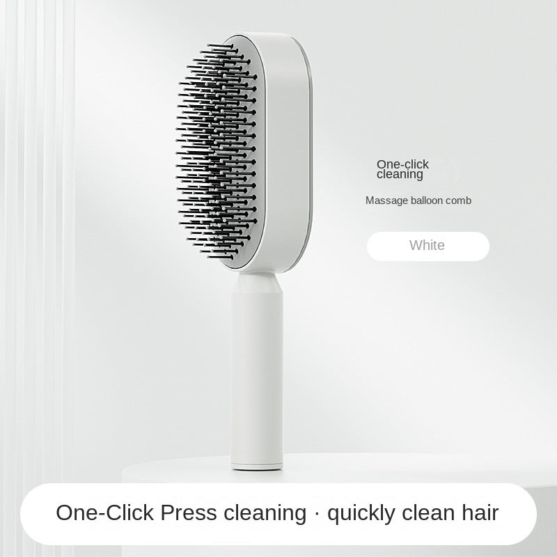 Women Fashion 3D Hair Growth Comb Hairbrush Self-Cleaning Hair Brush For Women Massage Scalp Promote Blood Circulation Anti Hair Loss