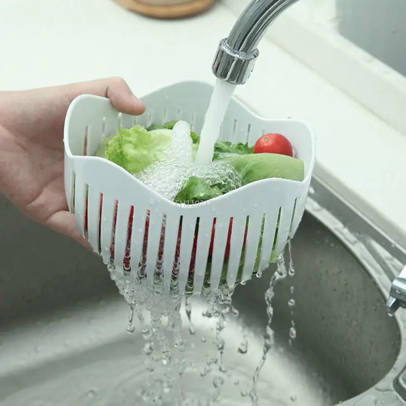 Salad Cutting Bowl Vegetable and Fruit Slicer Cutting Fruit Splitter