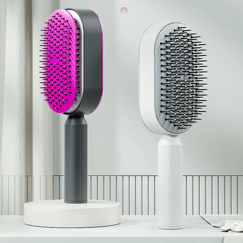Women Fashion 3D Hair Growth Comb Hairbrush Self-Cleaning Hair Brush  For Women Massage Scalp Promote Blood Circulation Anti Hair Loss