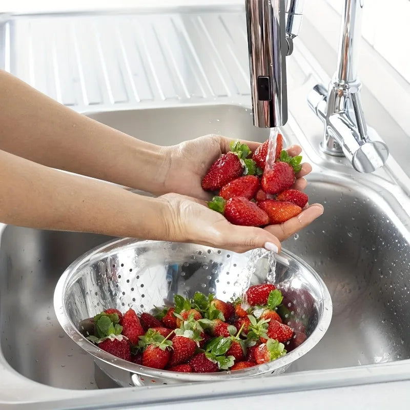 Three Level Waterfall Universal Faucet Extension Device Vegetable Washing Splash Proof Device Rotatable